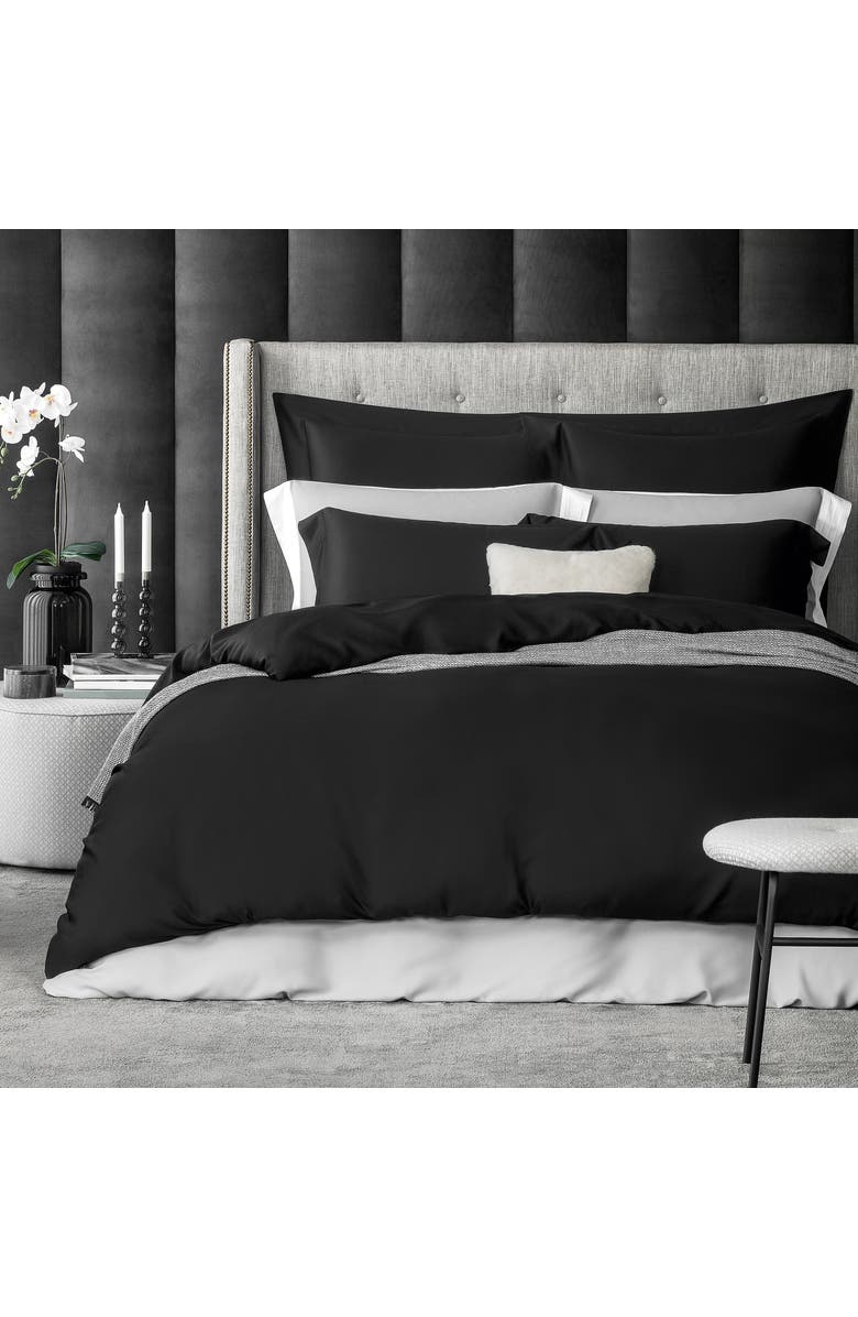 Togas Sensa Duvet Cover, Main, color, Black