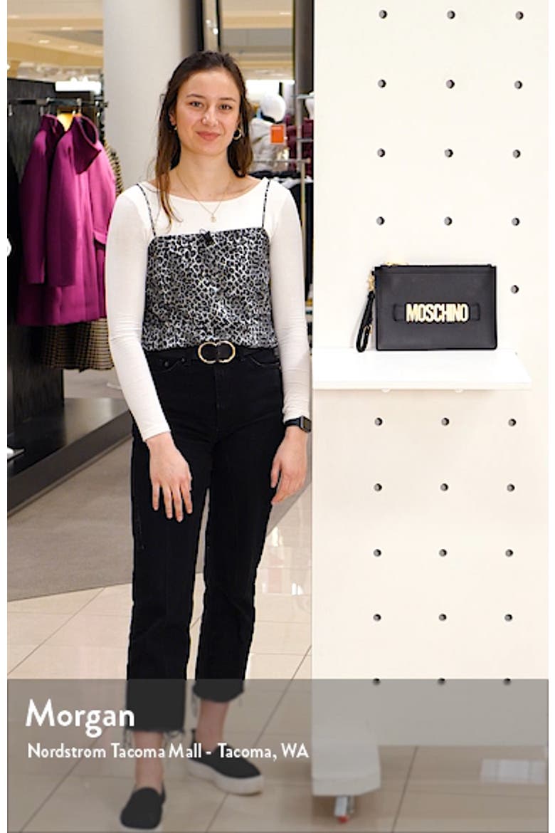 Embellished Logo Clutch video