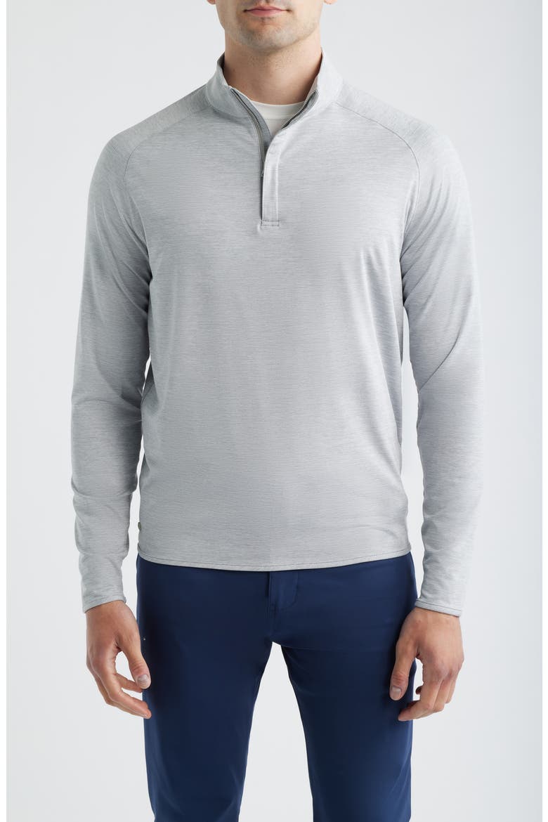 Crown Crafted Stealth Performance Quarter Zip Pullover, Main, color, GALE GREY