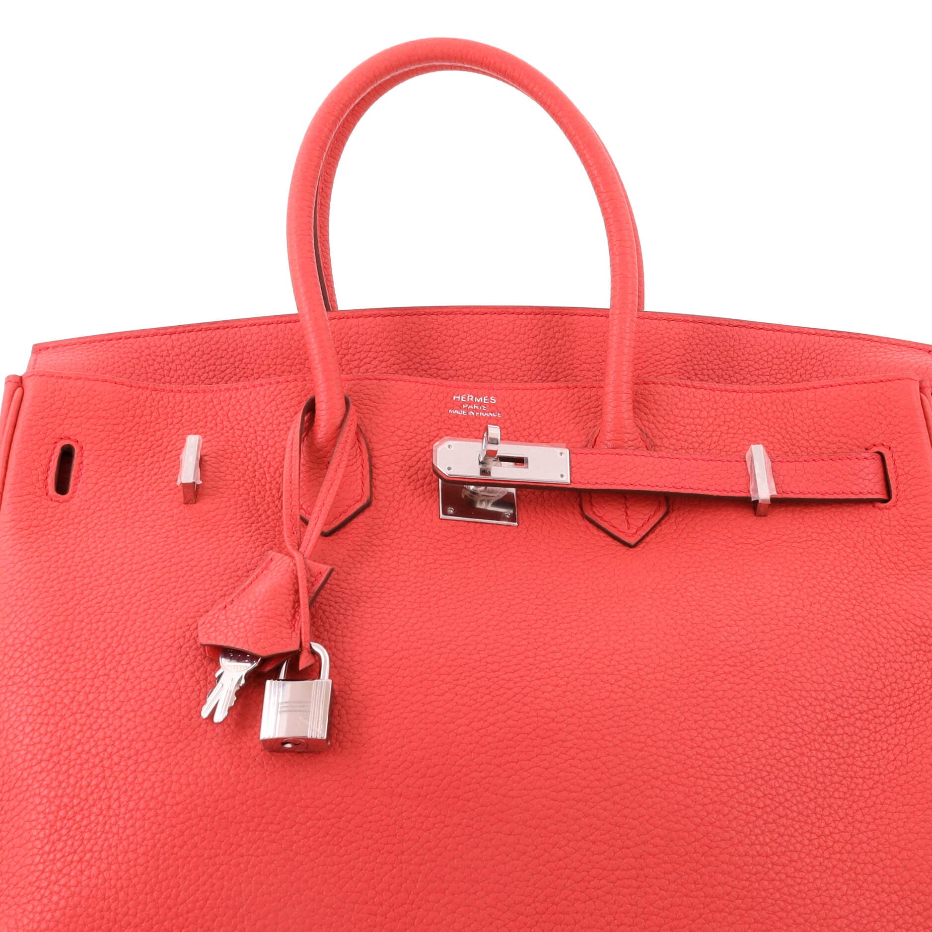 Birkin Handbag Pink Togo with Palladium Hardware 35, Alternate, color, Bougainvillier