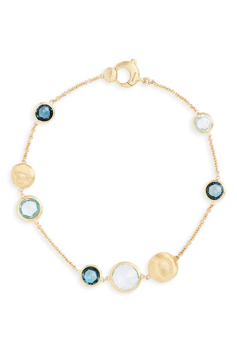 Jaipur 18K Yellow Gold Semiprecious Stone Bracelet