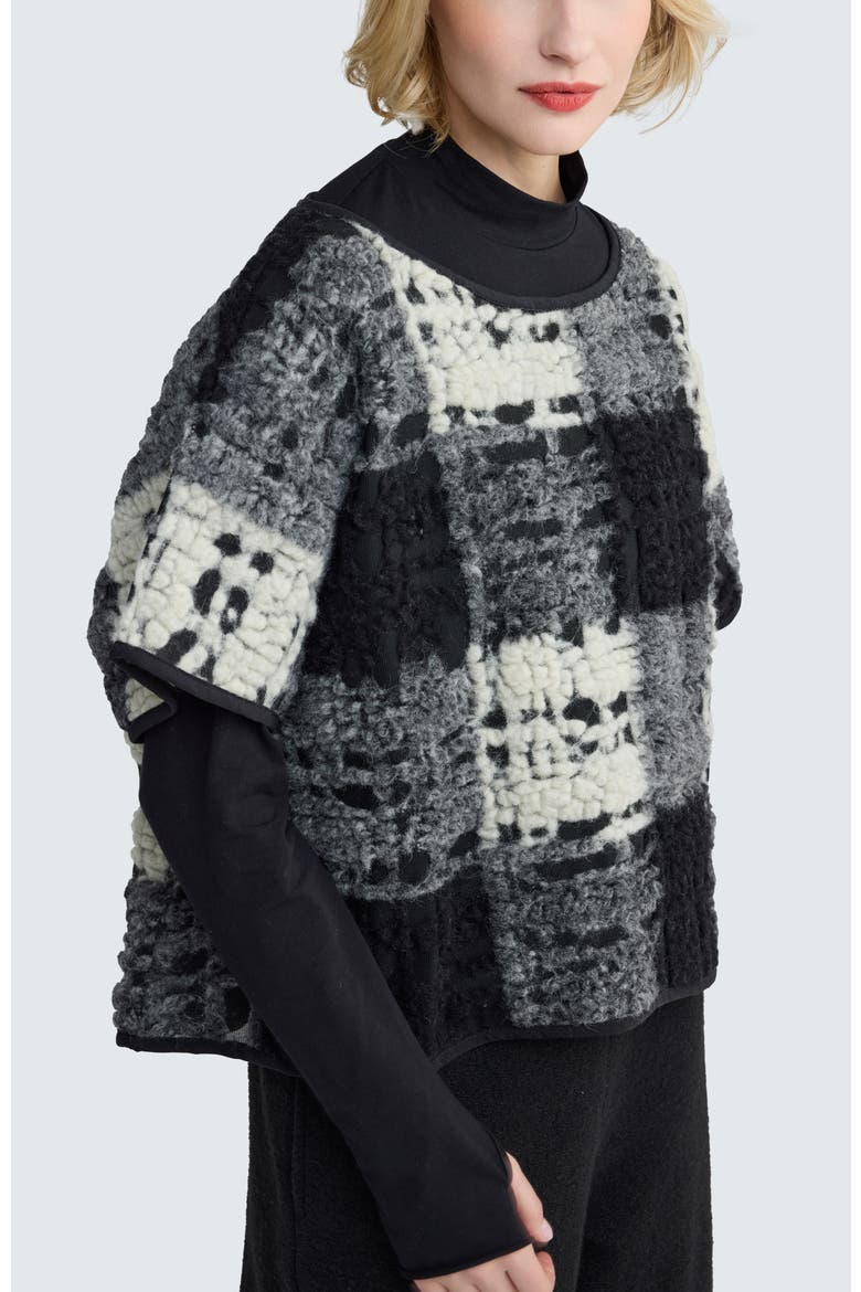 Seraphine Structured-Mesh Pullover, Alternate, color, Foggy