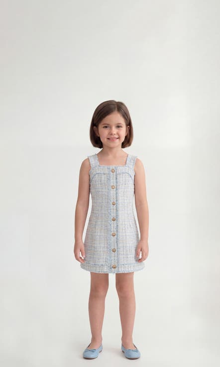 Girl's Lisa Tweed Dress