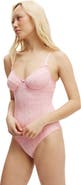 COTTON ON BODY Women's Sophie Cotton Pointelle Bodysuit