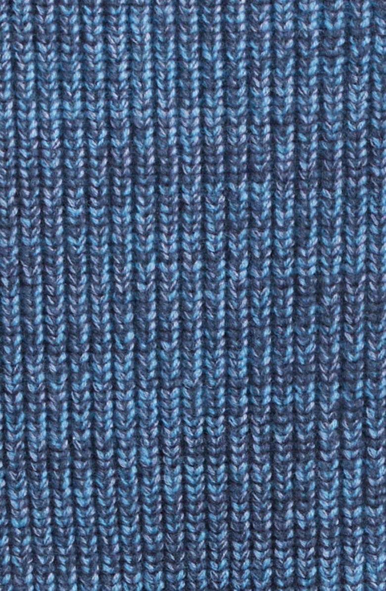 Waste Yarn Project Una Marled Colorblock Cardigan, Alternate, color, Tonal Blue