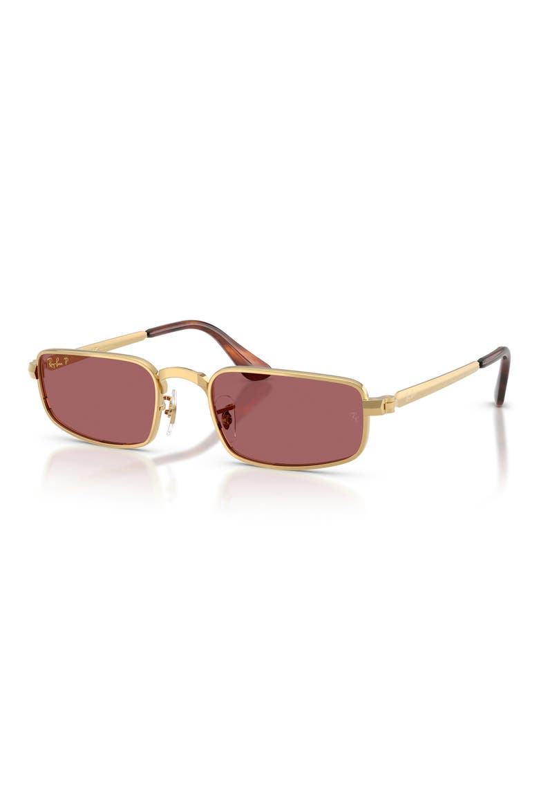 54mm x A$AP Rocky Polarized Rectangular Sunglasses, Alternate, color, ARISTA / POLAR PURPLE