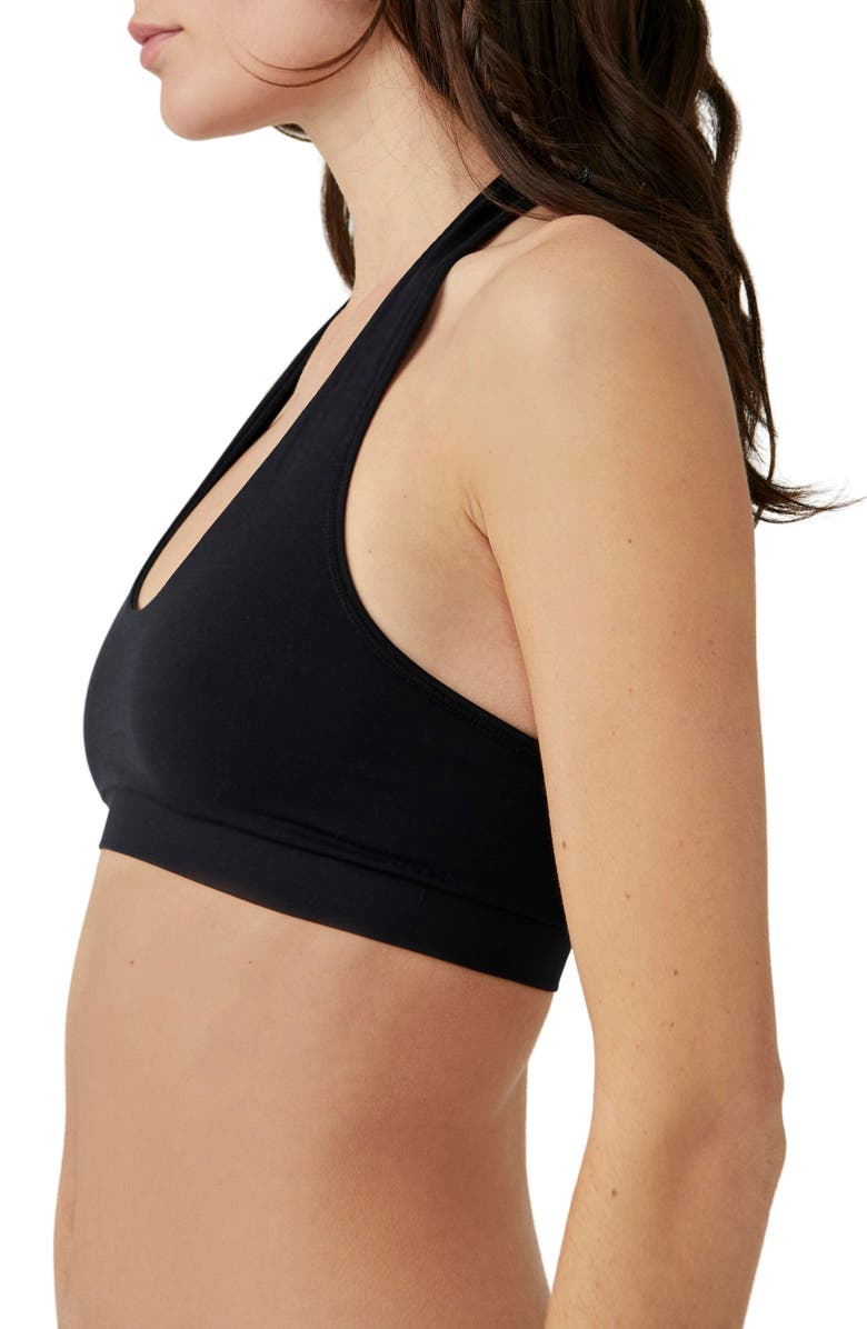 Free People Essential U-Neck Halter Neck Bra, Alternate, color,
