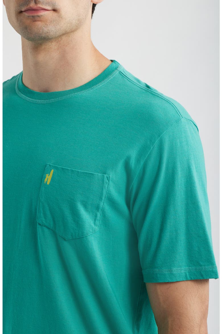 Wave Rider Cotton Blend Pocket T-Shirt, Alternate, color, SEAGLASS