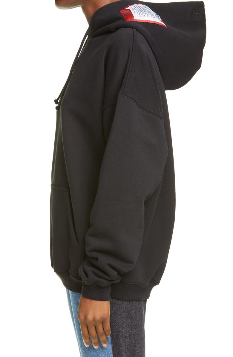 VETEMENTS Logo Patch Hoodie, Alternate, color,