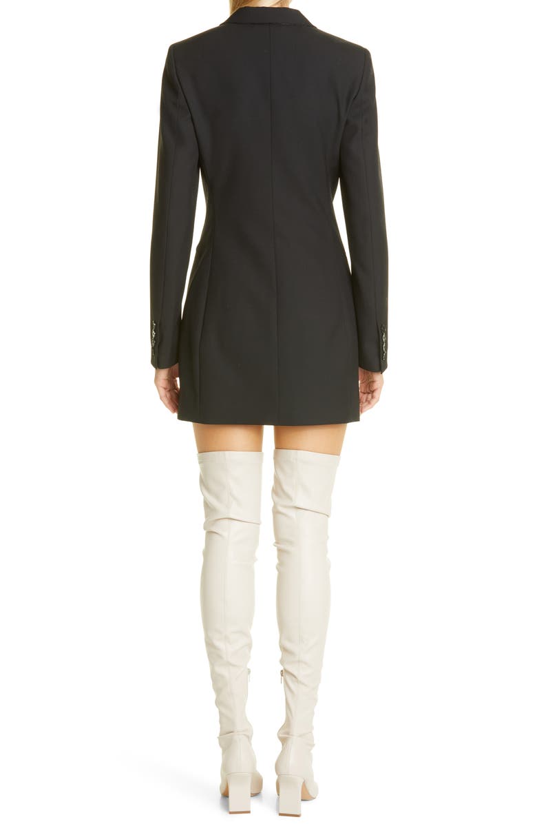 Stella McCartney Double Breasted Wool Blazer Dress, Alternate, color, 