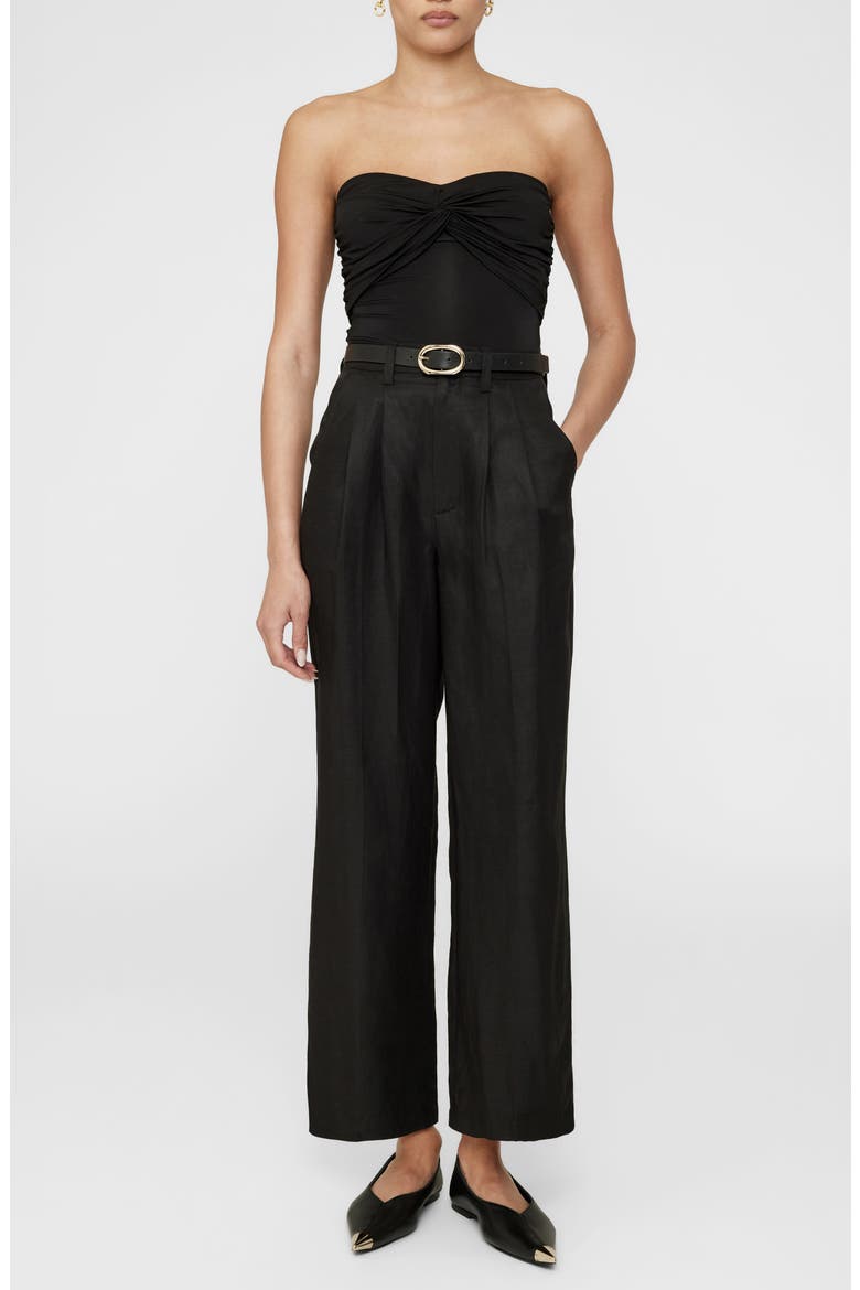 Ravine Strapless Bodysuit, Main, color, BLACK