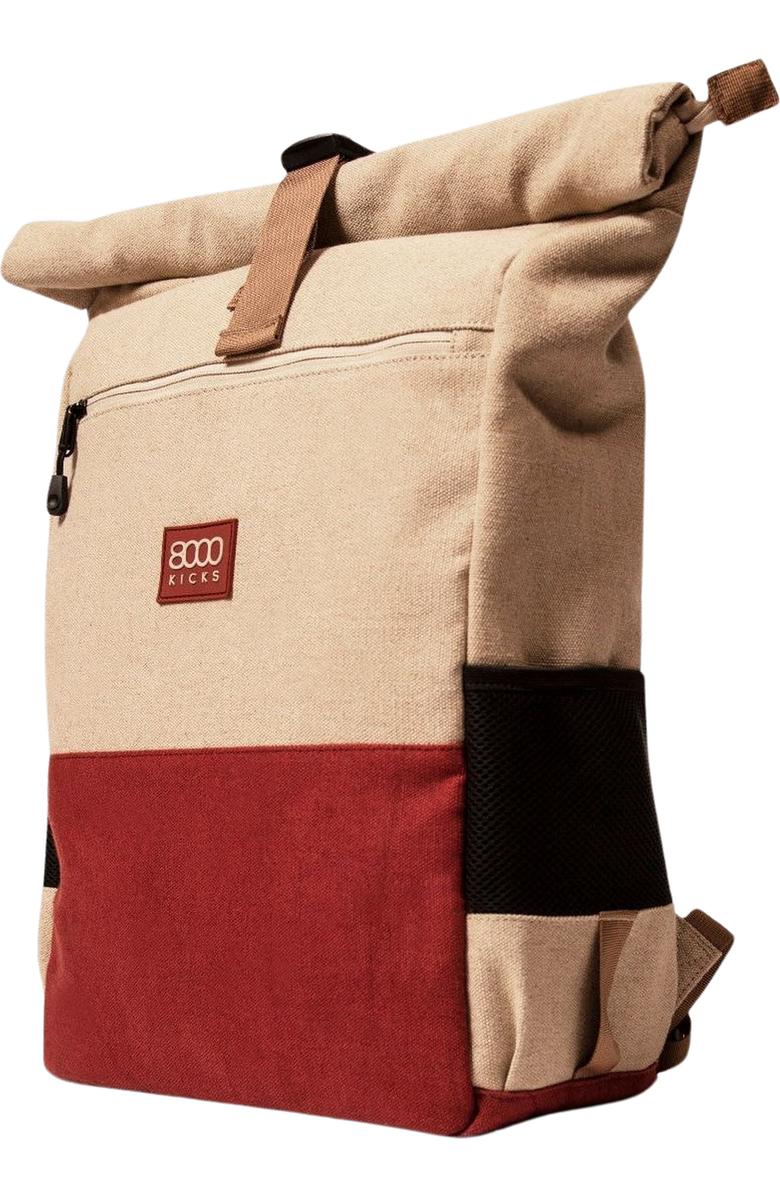 8000Kicks Everyday Backpack, Alternate, color, Beige / Red