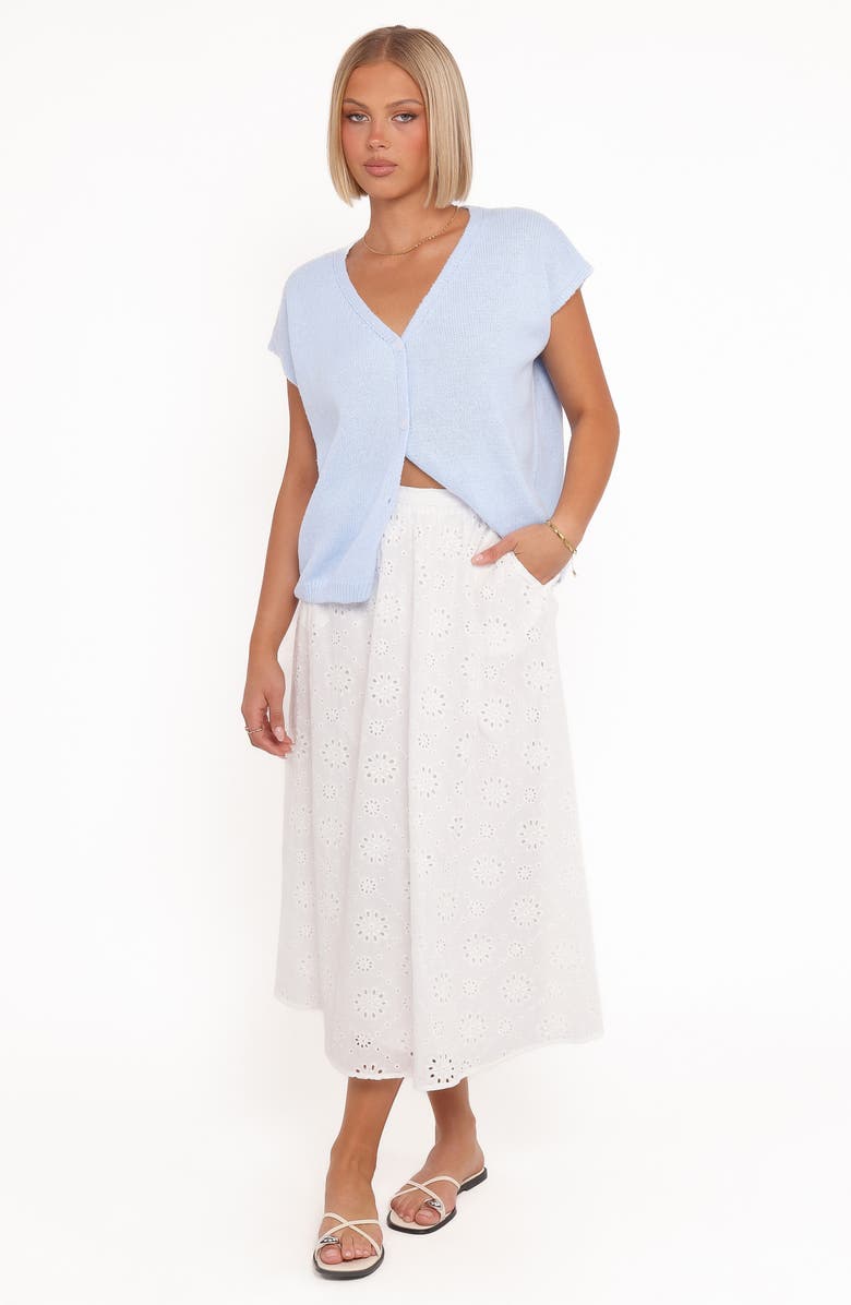 Petal & Pup Mariana Knit Sweater Vest, Alternate, color, Pale Blue