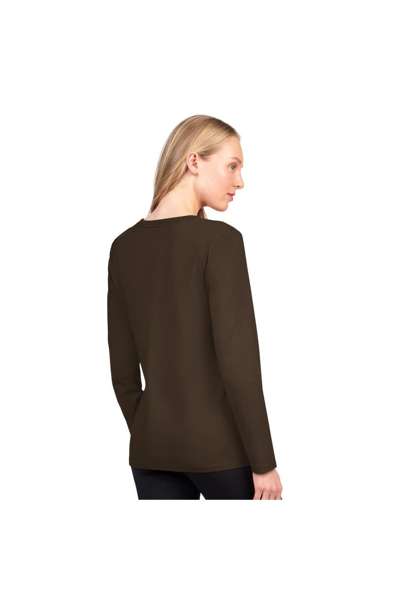 G-III 4HER BY CARL BANKS Women's G-III 4Her by Carl Banks  Brown Cleveland Browns Best Play Long Sleeve T-Shirt, Alternate, color, Brown