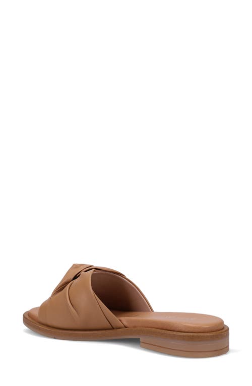 Ron White Veronica Slide Sandal In Caramel