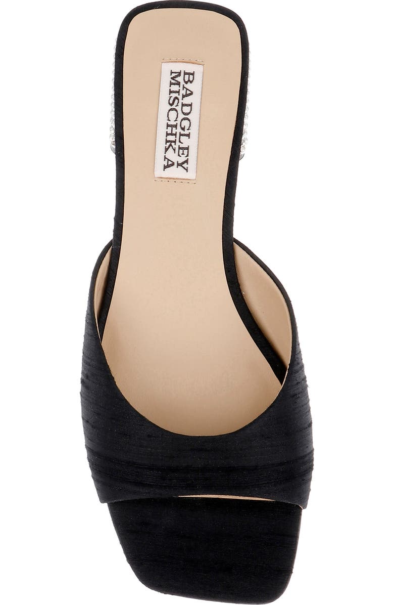 BADGLEY MISCHKA Oahu Slide Sandal, Alternate, color, Black Silk