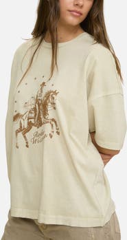 J.O.A. Roderro Western Relaxed Cotton T-Shirt