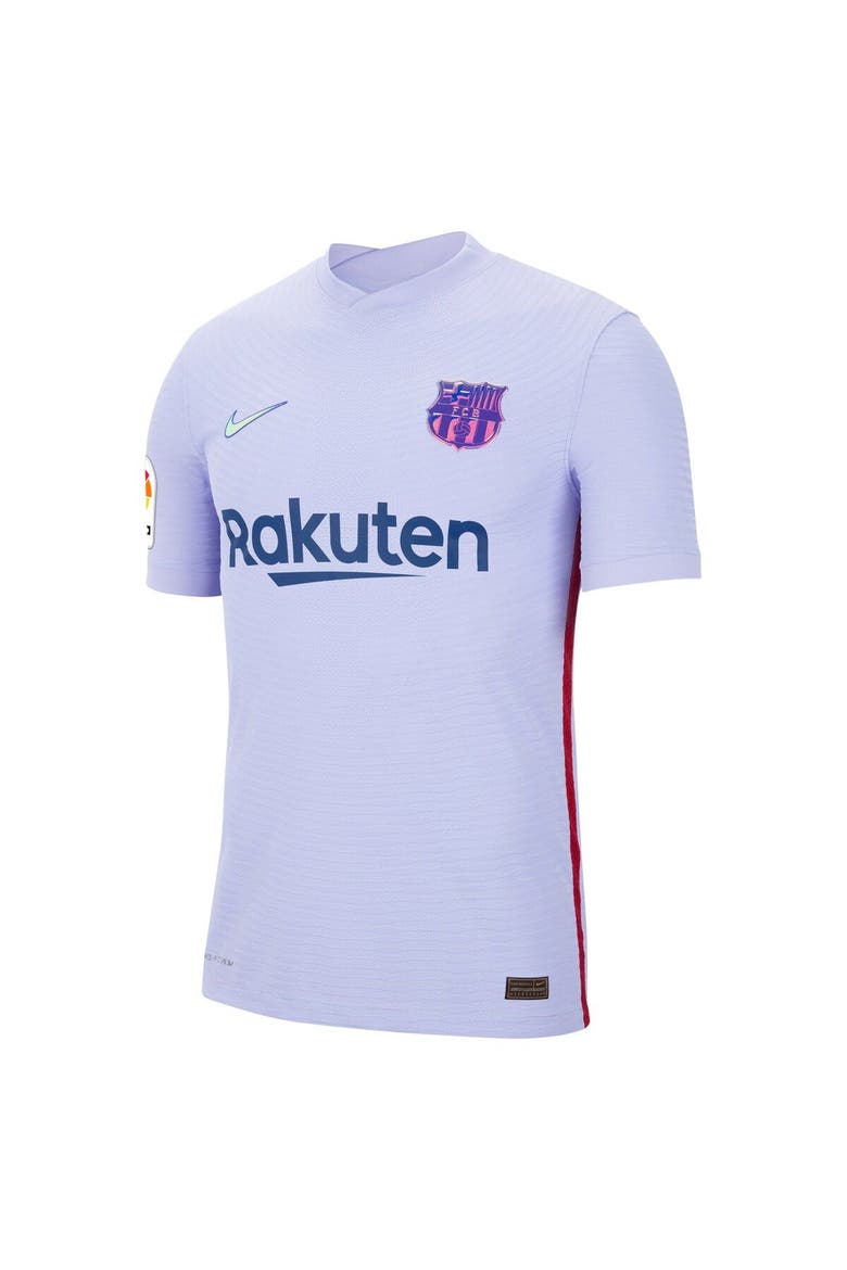 Men's Nike Purple Barcelona 2021/22 Away Match Authentic Jersey, Alternate, color, Purple