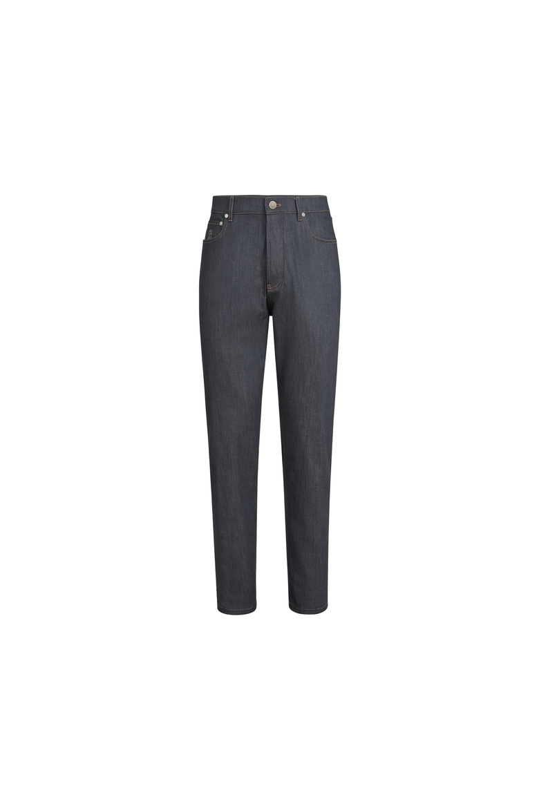 Comfort denim trousers, Alternate, color, Medium Grey