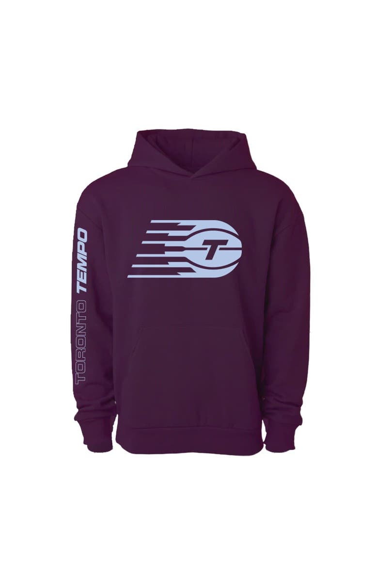 round21 Unisex round21 Burgundy Toronto Tempo Team Pullover Hoodie, Alternate, color, Burgundy