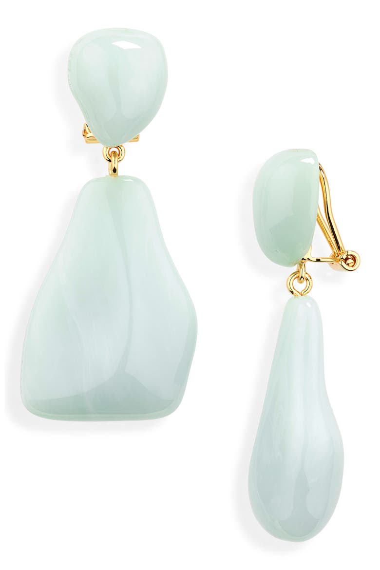 Wilma Drop Earrings, Main, color, AQUA