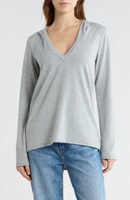 GO COUTURE Hooded High-Low Tunic
