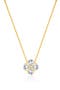 selected 18Kt Yellow Gold / Clear Stone