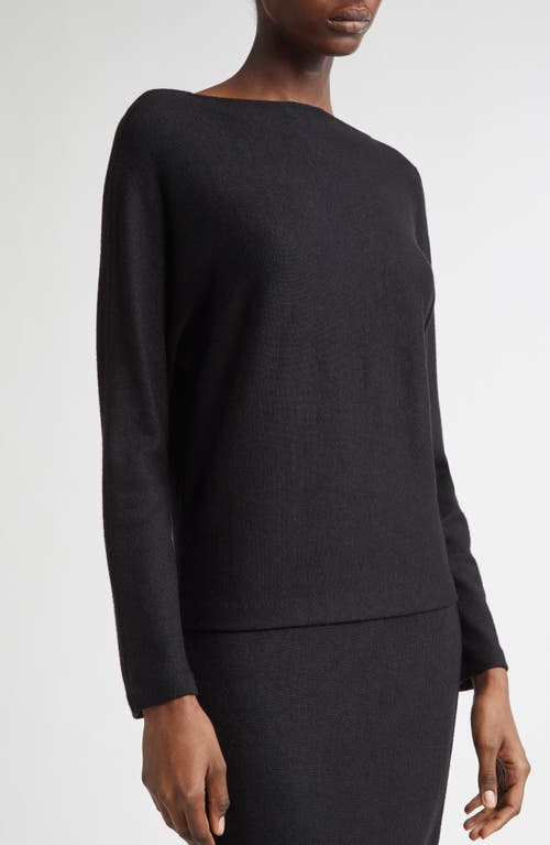 Vince Dolman Sleeve Sweater In Black