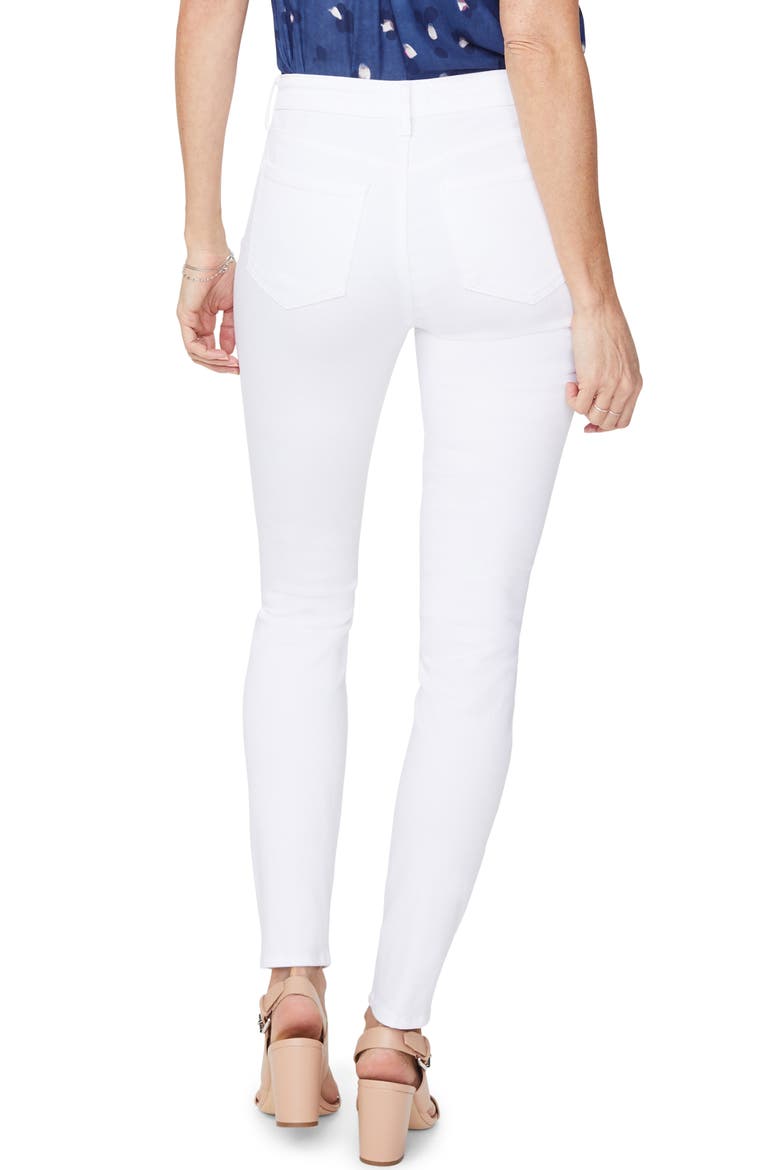 Ami Stretch Skinny Jeans, Alternate, color, OPTIC WHITE