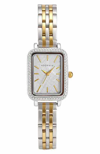 Hudson Two Tone Mother of Pearl Bracelet Watch, 21mm x 27mm