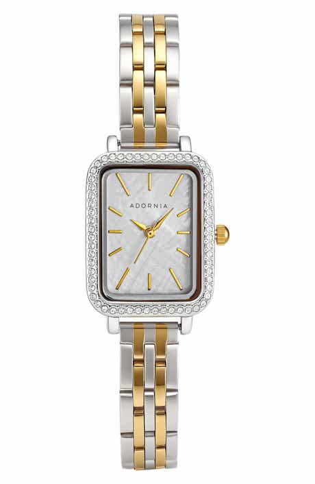 Hudson Two Tone Mother of Pearl Bracelet Watch, 21mm x 27mm