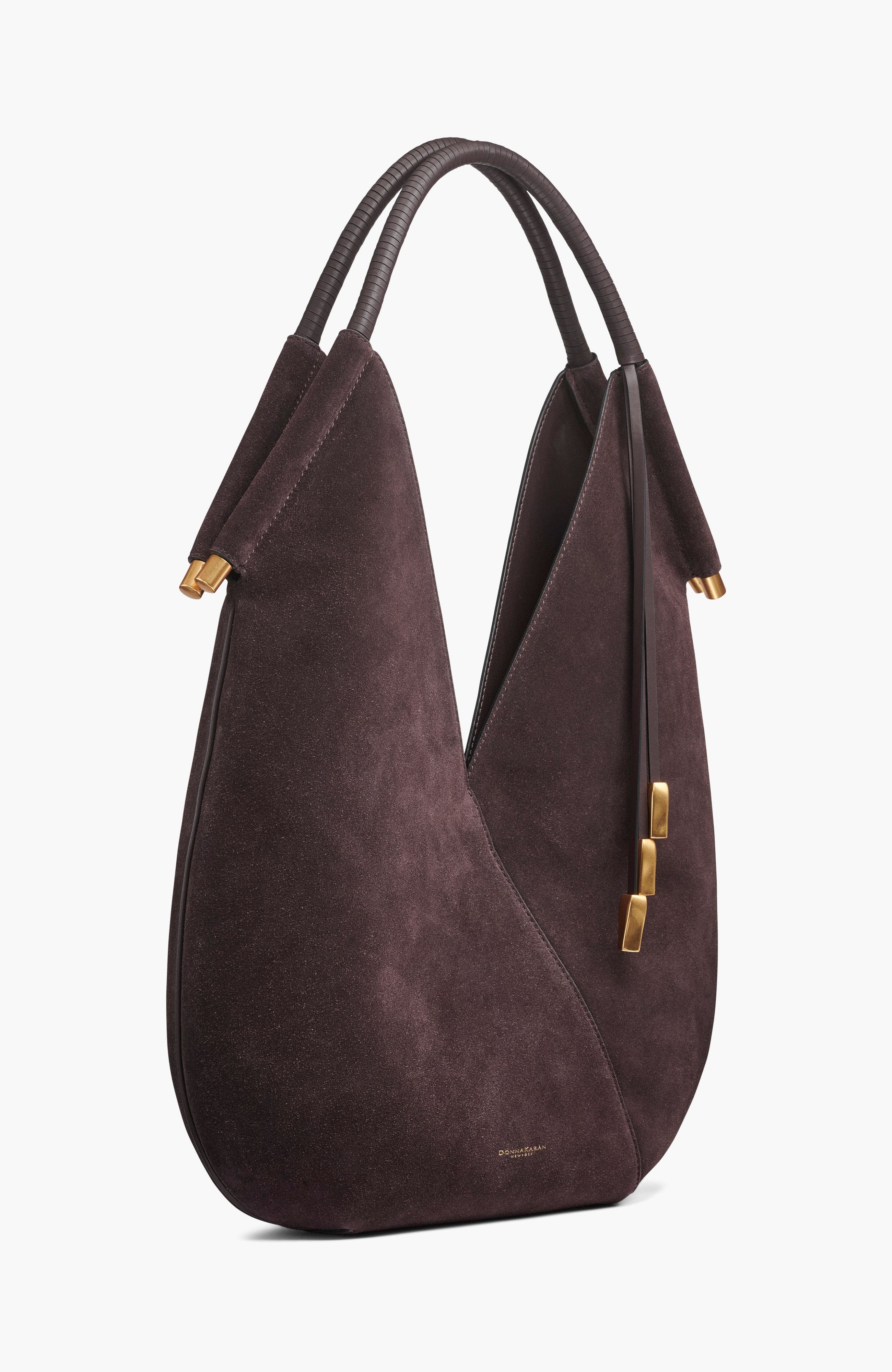 Donna Karan New York Baldwin Suede Shoulder, Alternate, color, 