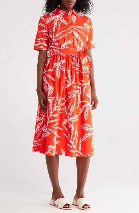 Short Sleeve Cotton Shirtdress