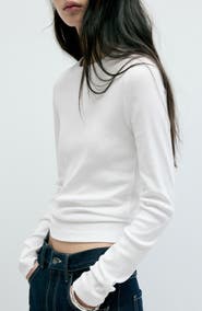 MANGO Fitted Cotton T-Shirt