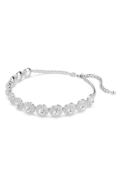 Swarovski Una Angelic Crystal Choker Necklace In Brown