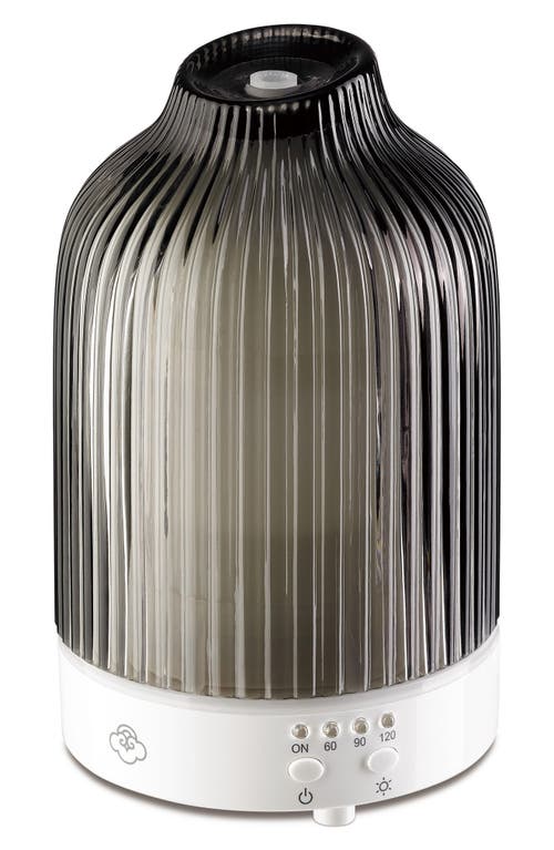 Serene House Fountain Glass Ultrasonic Aroma Diffuser In Gray