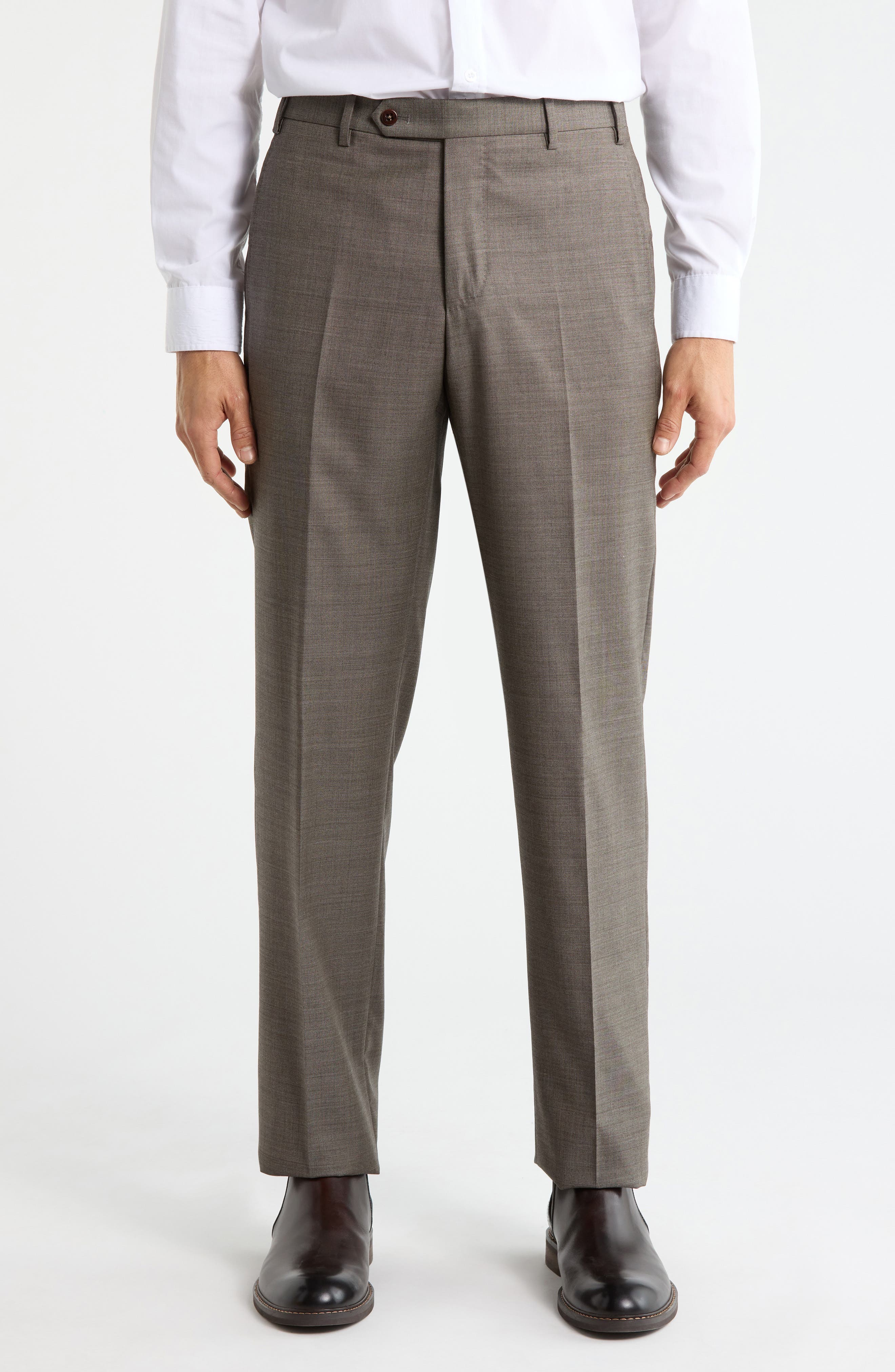 Zanella Devon Wool Straight Leg Pants