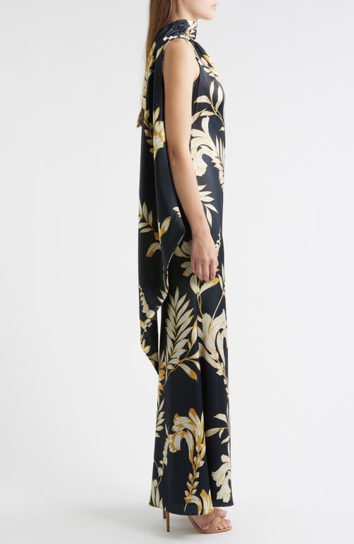 Vince Camuto Draped Satin Gown