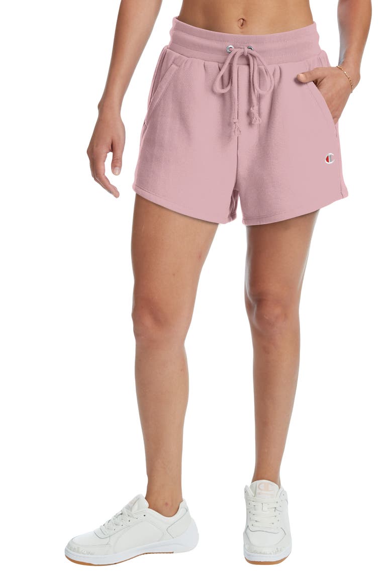 Reverse Weave® Shorts, Main, color, PINK BEIGE