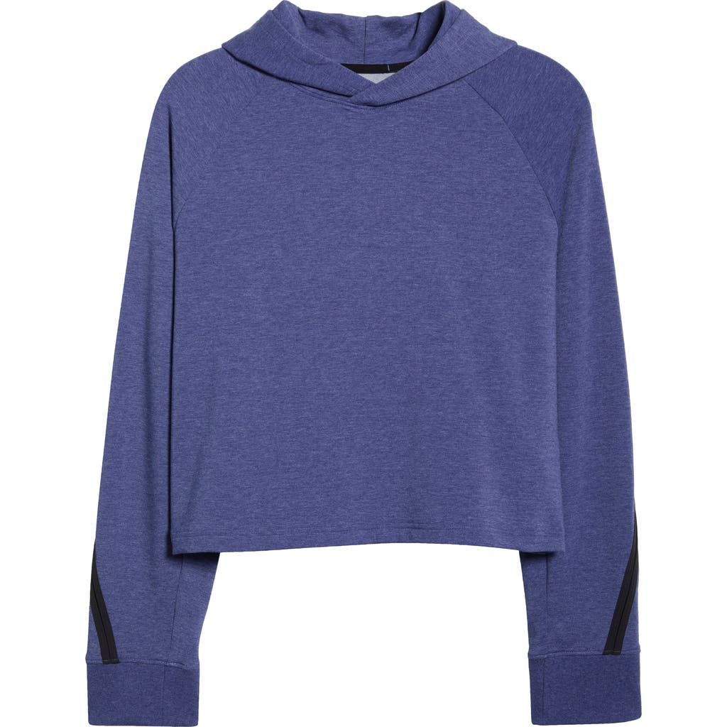 On Studio Crop Hoodie In Purple