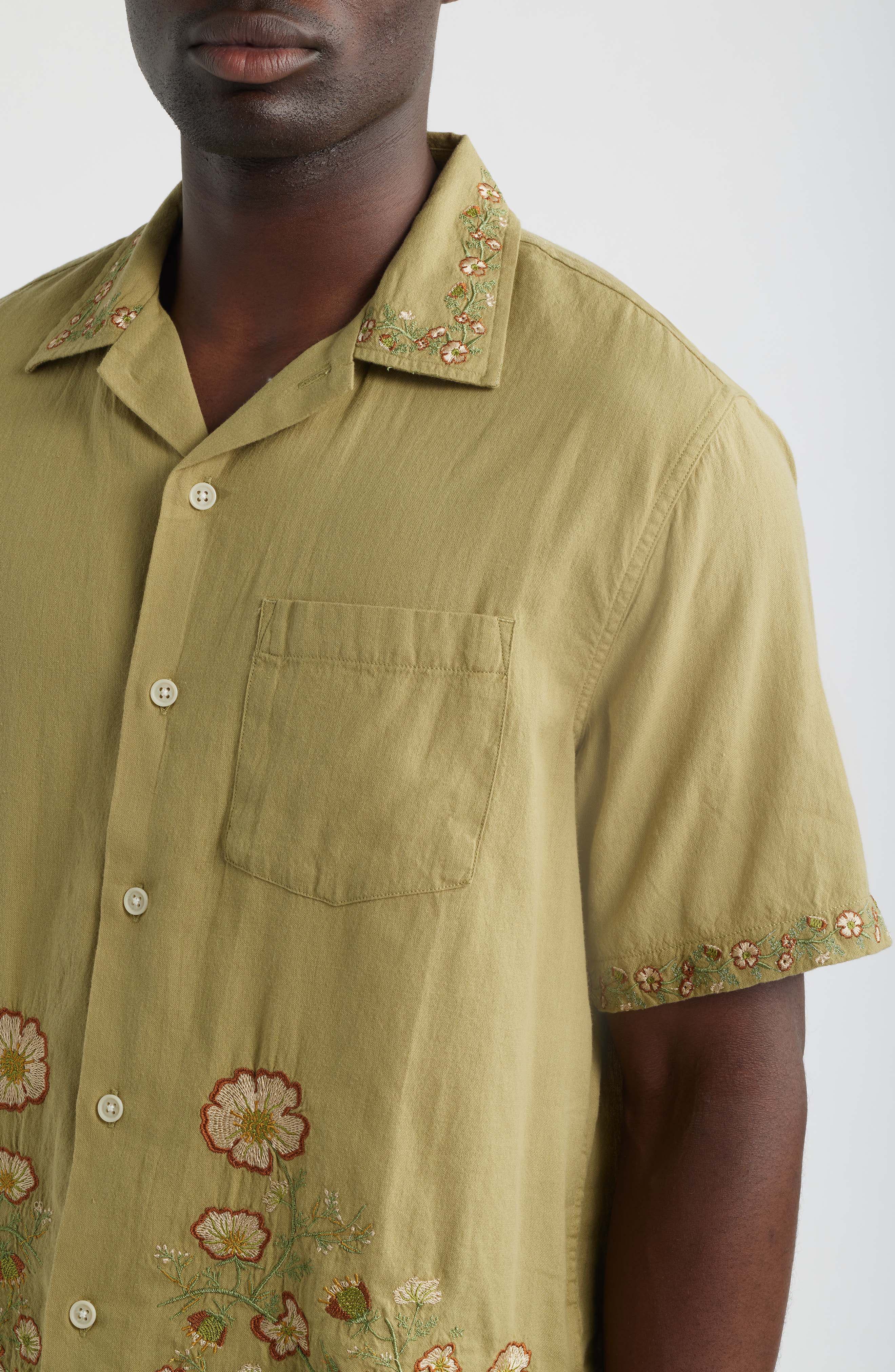 Augusta Embroidered Short Sleeve Shirt - image 2