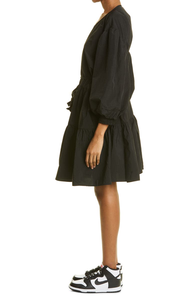 KkCo Puff Sleeve Wrap Dress, Alternate, color, 