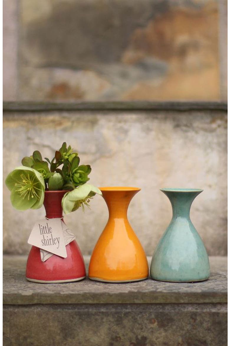 'Little Shirley' Vase, Alternate, color, WHITE