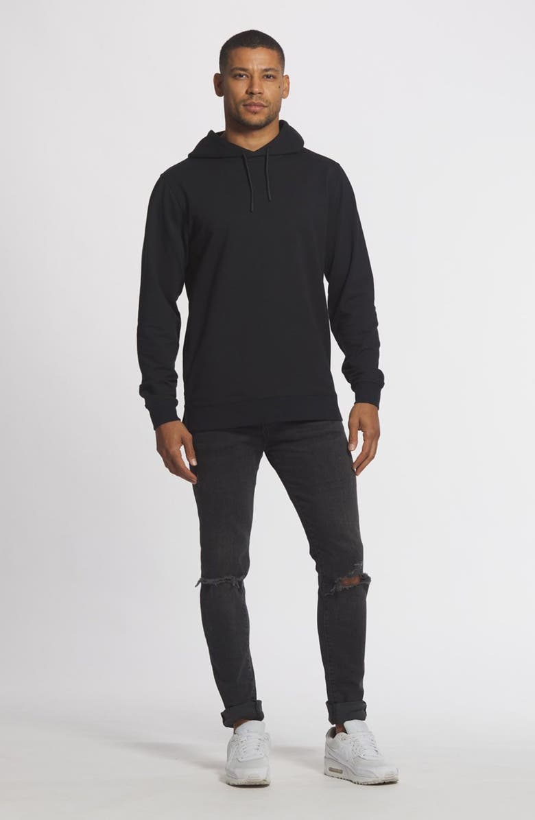 Cuts Split Hem Pullover Hoodie, Alternate, color,