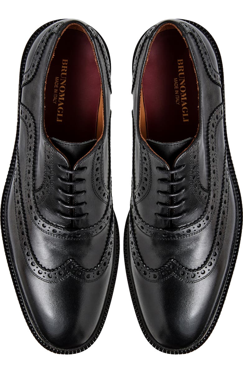 Bruno Magli Alfonso Wingtip Oxford, Alternate, color, Black