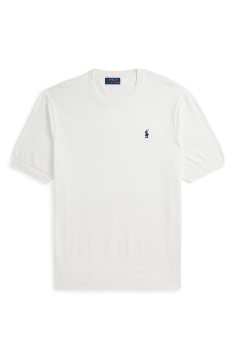 Polo Ralph Lauren Short Sleeve Cotton Crewneck Sweater, Main, color, 