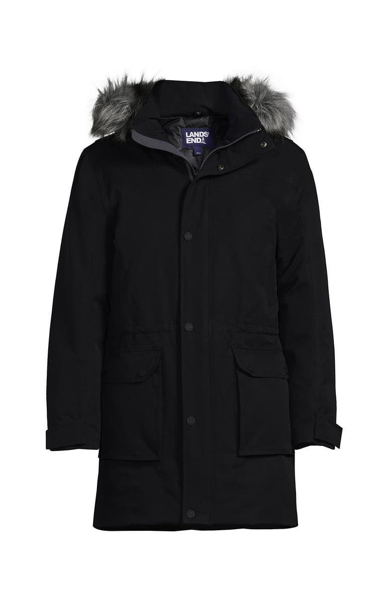Lands' End Expedition Winter Parka, Alternate, color, Black