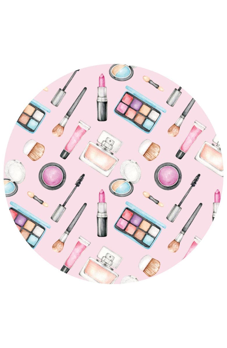 Lev Baby Makeup Print Relaxed Lounge Pants, Alternate, color, Pink