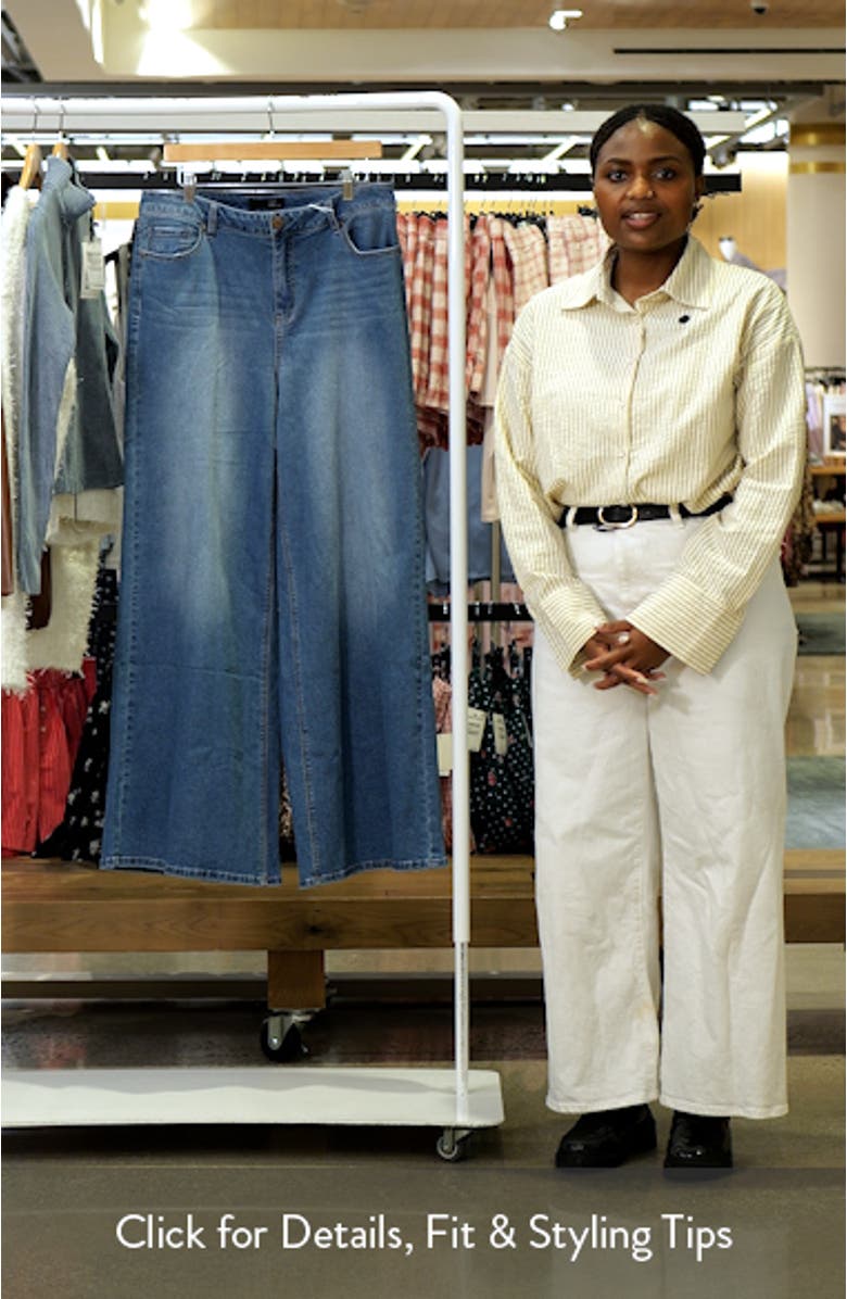 High Waist Wide Leg Jeans, sales video thumbnail