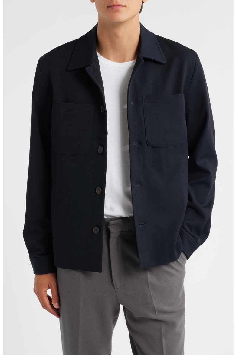 Marseille Hybrid Shirt Jacket, Main, color, NAVY